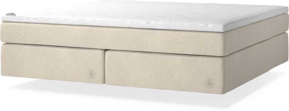 Cape Farewell Comfort - Kontinentalsäng, dubbelsäng med svävande utseende - Beige