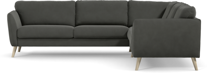 Bridge - Hörnsoffa, 3+2-sits - Grå