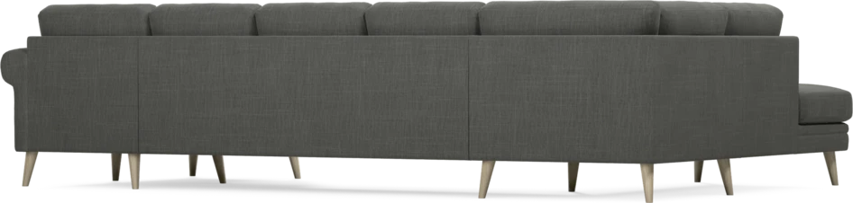 Eden - 3-sits soffa med divan vänster och schäslong höger - Grå