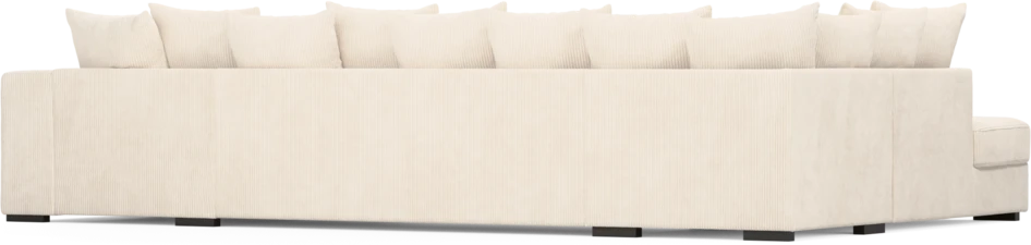 Town - 3-sits soffa med divan vänster och schäslong höger - Vit
