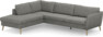County - 2,5-sits soffa med divan vänster - Grå