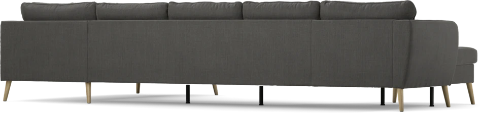 County - 4-sits soffa med schäslong vänster och divan höger - Grå