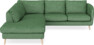 Madison - 2-sits soffa med divan vänster - Grön