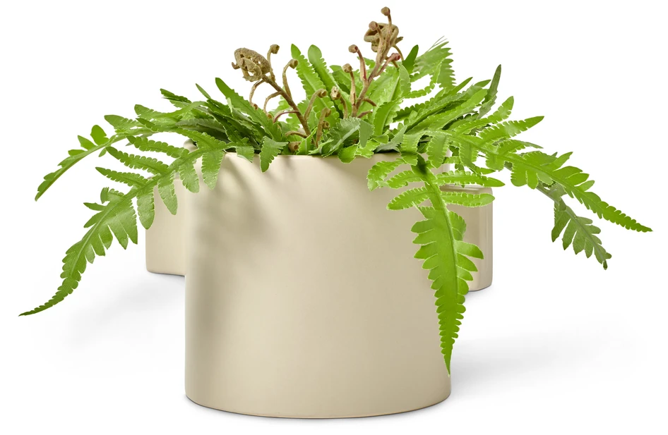 Nelly - Kruka, Ø 14, H 13 cm - Beige