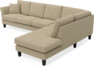 Eden - 3-sits soffa med divan - Beige
