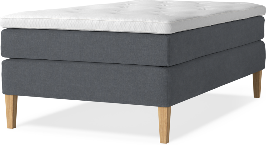 Delux Sense - Kontinentalsäng, enkelsäng 120 cm med bäddmadrass