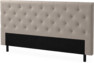 Delux Pikerad Låg - Sänggavel, 90-210 cm - Beige