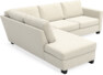 Friday - 2,5-sits soffa med divan vänster - Beige