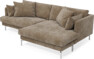 Harper - 4-sits med schäslong XL höger - Brun