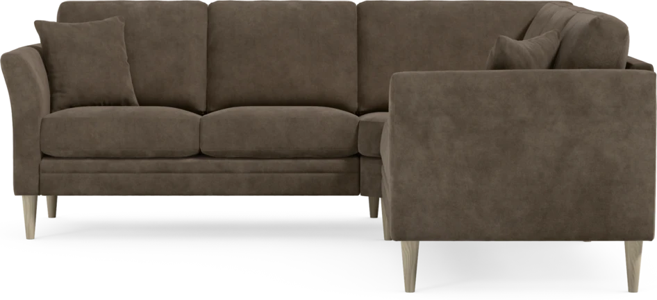 Eden - Hörnsoffa, 2+2-sits - Brun