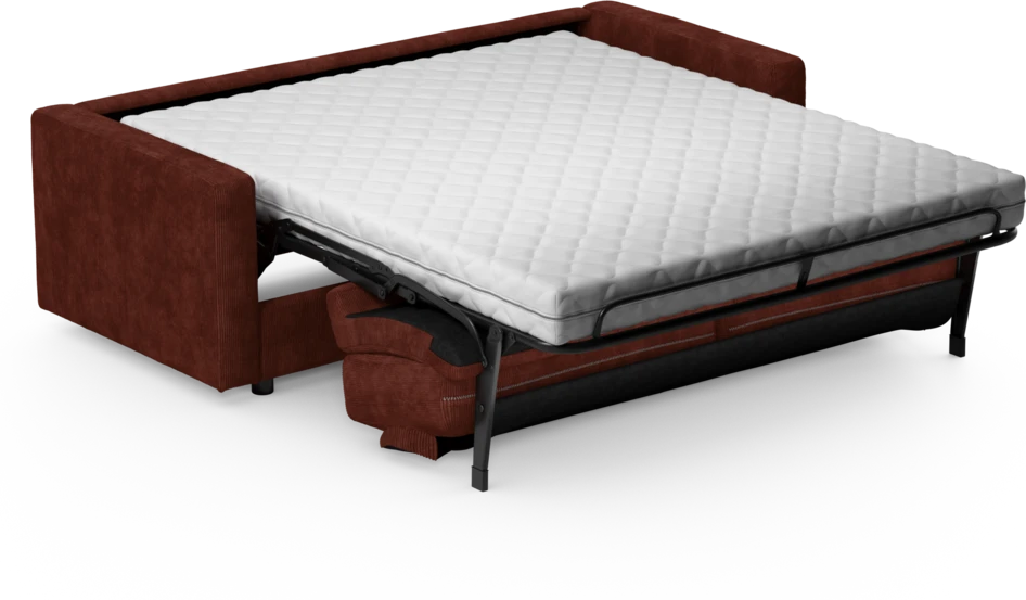 Lindö - Bäddsoffa 3-sits  - Röd
