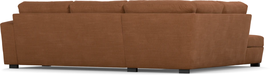 Friday - 2,5-sits soffa med divan vänster - Orange