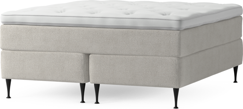 Delux Exclusive - Kontinentalsäng, dubbelsäng med bäddmadrass och sängben