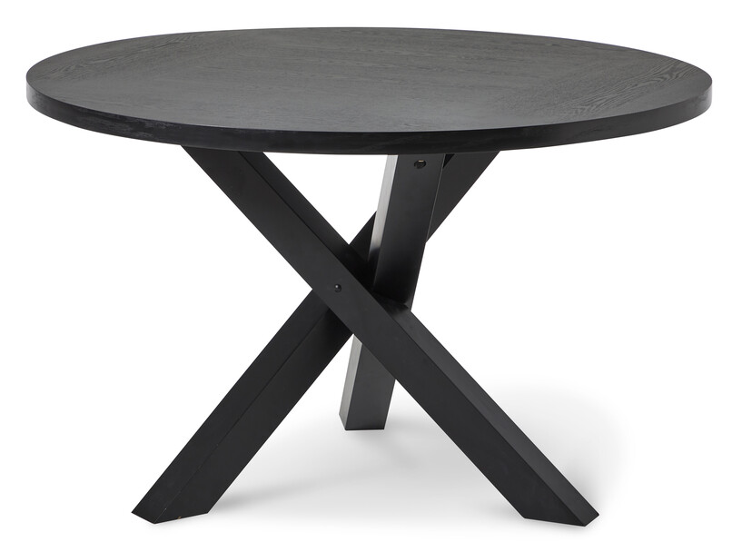 Savona - Matbord, Ø 120 cm - Svart