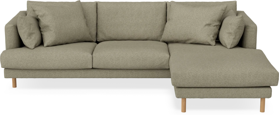 Harper - 4-sits med schäslong höger  - Beige