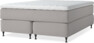 Delux Exclusive - Kontinentalsäng, dubbelsäng med bäddmadrass - Grå