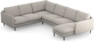 Madison Lux - Hörnsoffa med schäslong höger - Grå