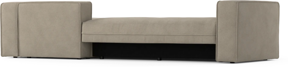 Ide - Bäddsoffa 3-sits med schäslong höger - Beige