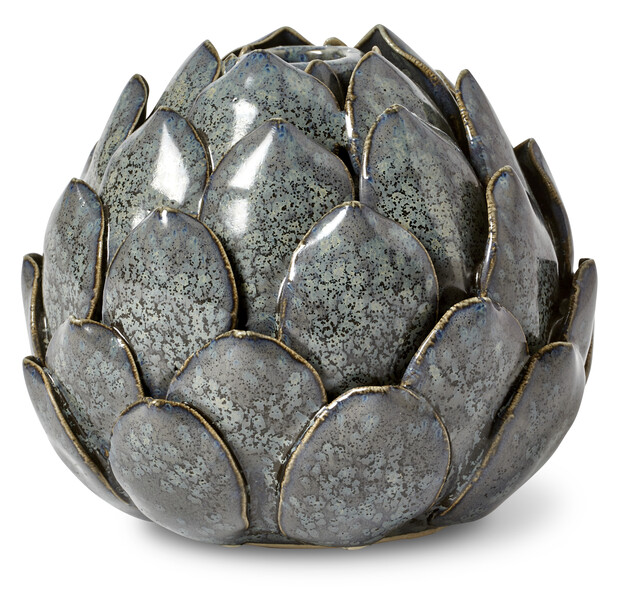Artichoke - Ljusstake, H 12 cm - Grön