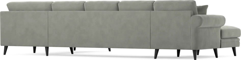 Eden - 3-sits soffa med schäslong vänster och divan höger - Grå