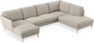 Madison Lux - 2-sits soffa med schäslong vänster och divan höger - Beige