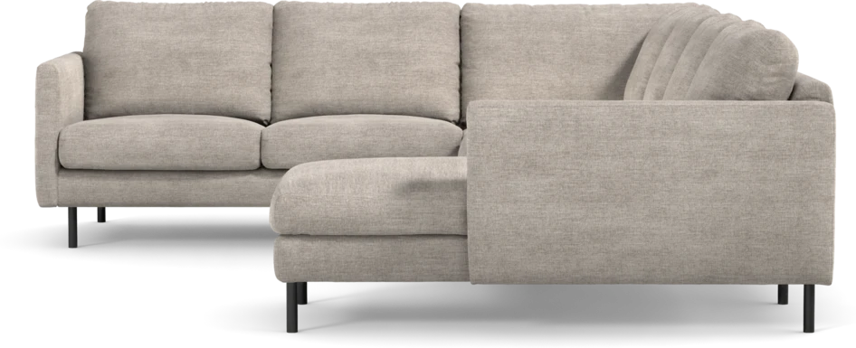 Madison Lux - Hörnsoffa med schäslong höger - Beige
