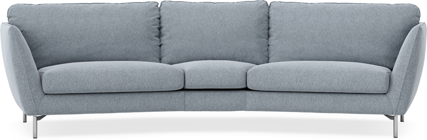 Madison - 3-sits soffa svängd, 90 cm - Blå