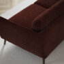 Madison - 3-sits soffa med divan vänster - Orange