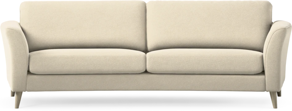 Bridge - 3-sits soffa svängd - Beige