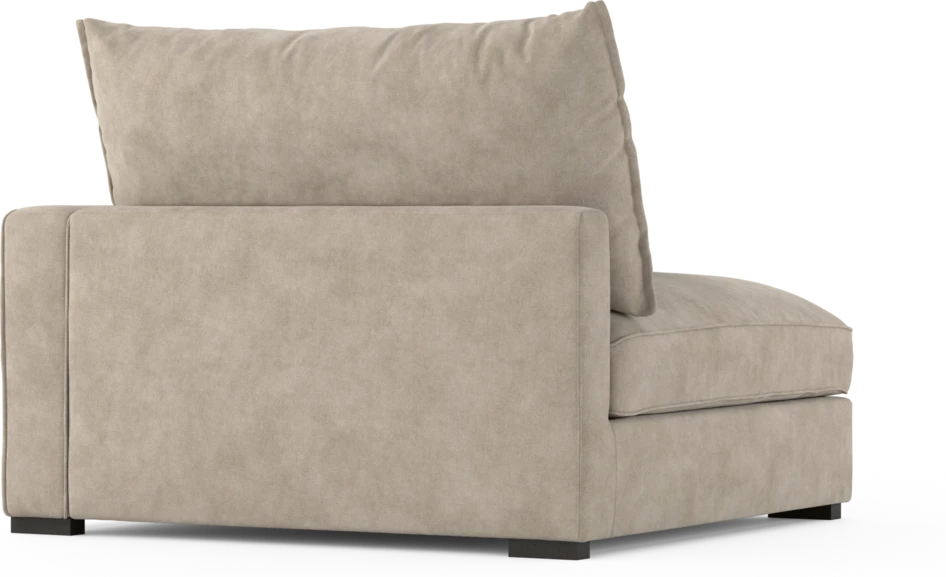 Rossi - 1,5-sits med armstöd höger - Beige