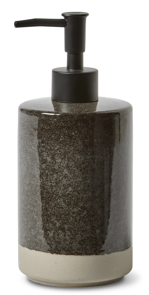Alve - Tvålpump, H 19 Ø 8 cm - Grå