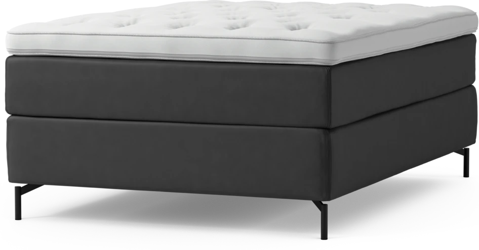Delux Exclusive - Kontinentalsäng, enkelsäng 140 cm med bäddmadrass och sängben