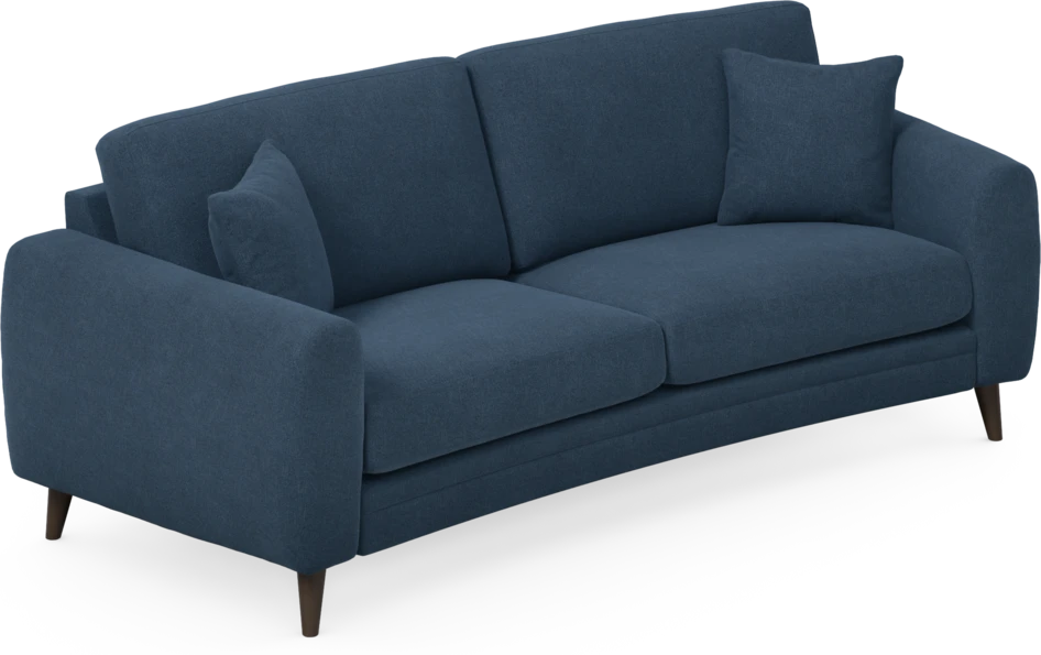 Eden - 2,5-sits soffa svängd - Blå