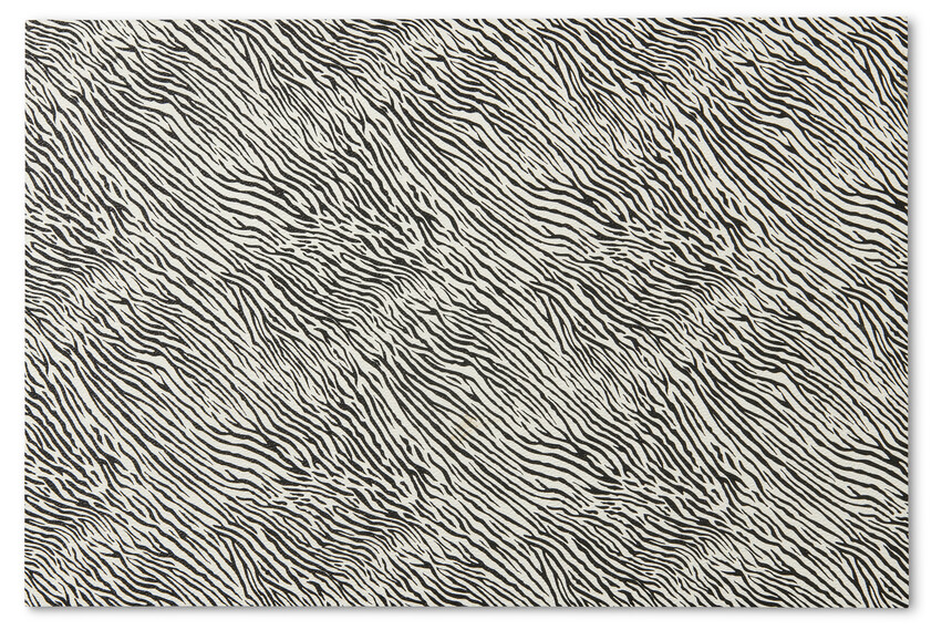 Zebbe - Tablett i plast, 30x45 cm - Vit