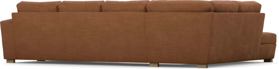 Friday - 3-sits soffa med divan vänster och schäslong höger - Orange