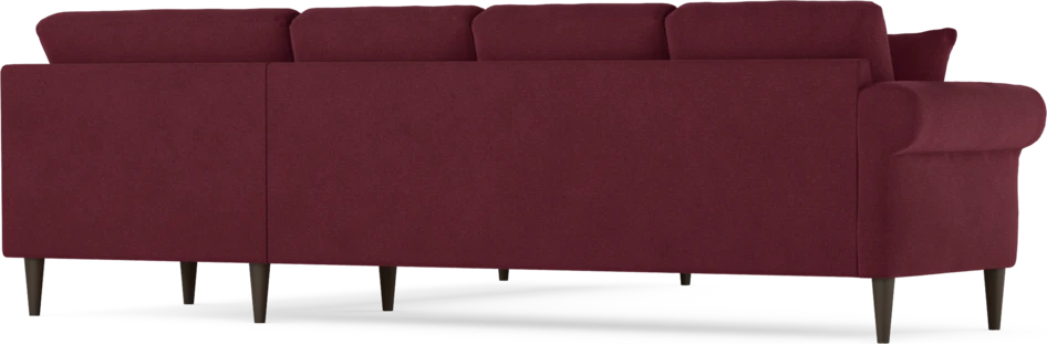 Eden - Hörnsoffa, 3+3-sits - Röd