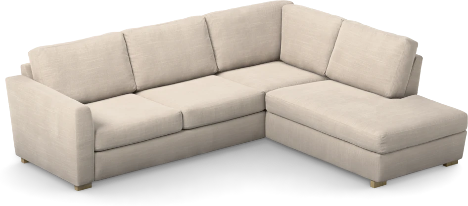 Friday - 2,5-sits soffa med divan höger - Beige