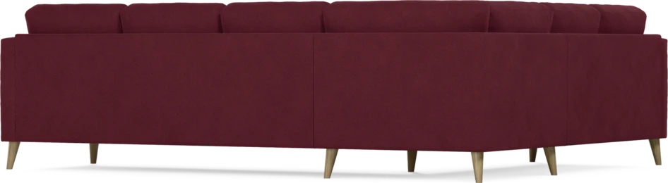 Eden - Hörnsoffa, 2+3-sits - Röd