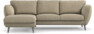 Madison Lux - 2-sits soffa med schäslong vänster - Beige