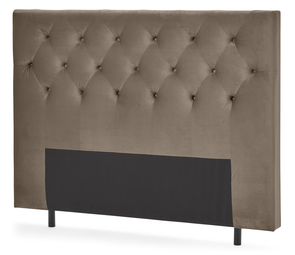 Miami pikerad - Sänggavel,90-180 cm - Brun