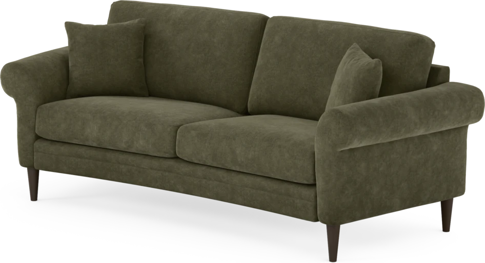 Eden - 2,5-sits soffa svängd - Grön