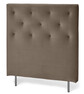 Pisa Grand pikerad - Sänggavel, B 90-140 cm - Brun