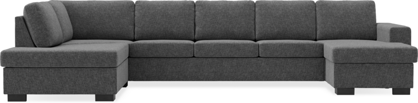 Nevada - 4-sits soffa med divan vänster och schäslong höger - Grå