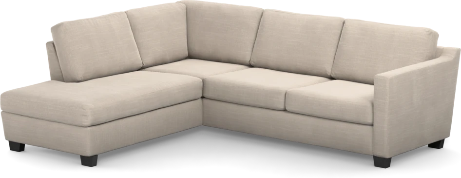 Friday - 2,5-sits soffa med divan vänster - Beige