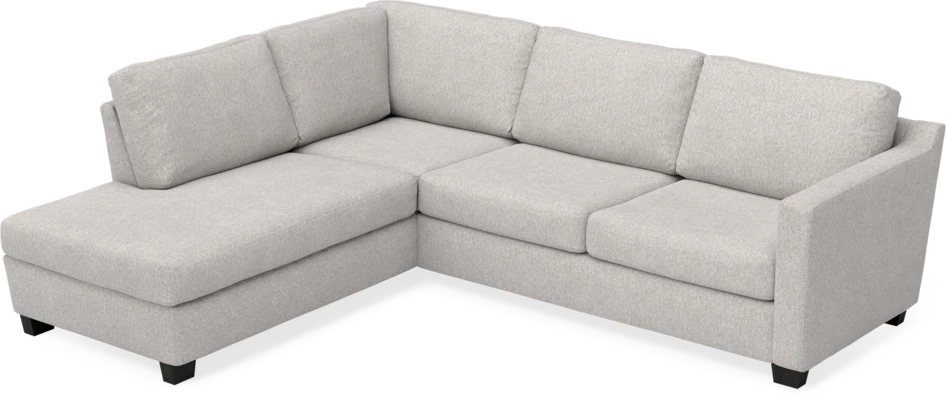 Friday - 2,5-sits soffa med divan vänster - Grå