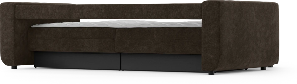 Amie - Bäddsoffa 3-sits - Brun