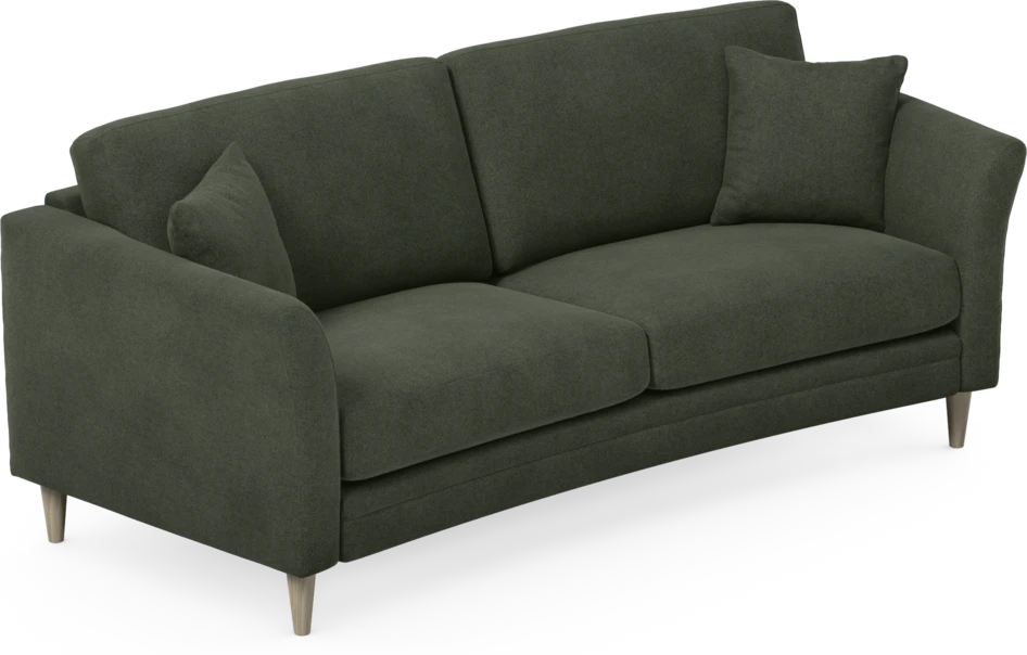 Eden - 2,5-sits soffa svängd - Grön