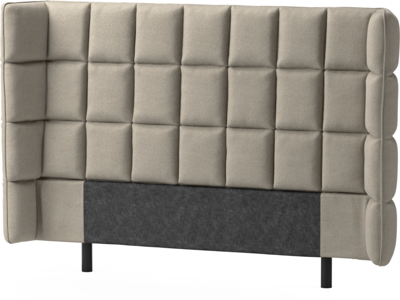 Delux Rutig - Sänggavel, 120-180 cm - Beige