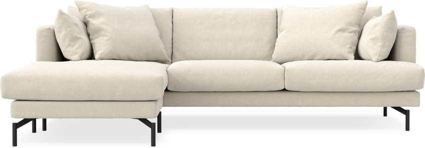 Harper - 4-sits med schäslong vänster - Beige