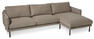 Rialto - 3-sits soffa med schäslong höger - Beige